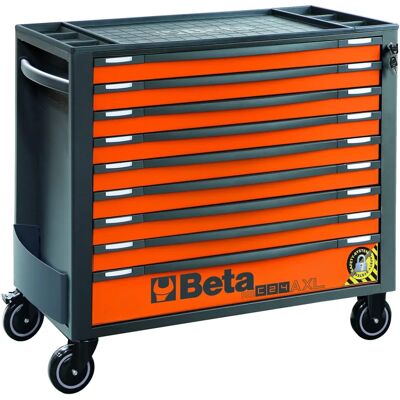 Beta RSC24AXL Carro de herramientas - 9 cajones, Naranja Beta RSC24AXL Carro de herramientas - 9 cajones, Naranja