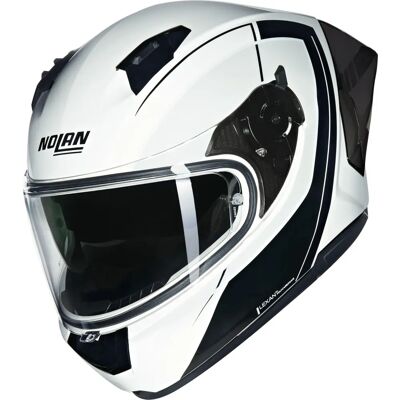 NOLAN N60-6 Sport Weiß-Schwarz Integralhelm NOLAN N60-6 Sport Weiß-Schwarz Integralhelm