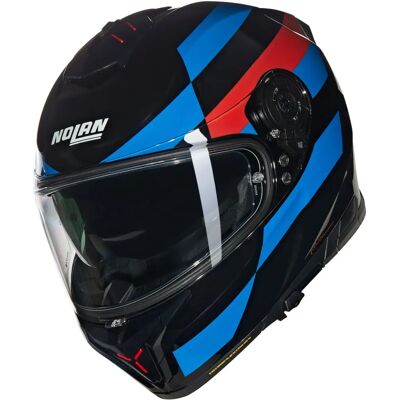 Casco de moto Nolan N80-8 - Azul, Rojo, Negro - ECE 22.06 Casco de moto Nolan N80-8 - Azul, Rojo, Negro - ECE 22.06