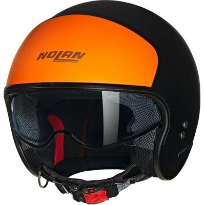 NOLAN N21 Matte Noir Orange - Casque NOLAN N21 Matte Noir Orange - Casque