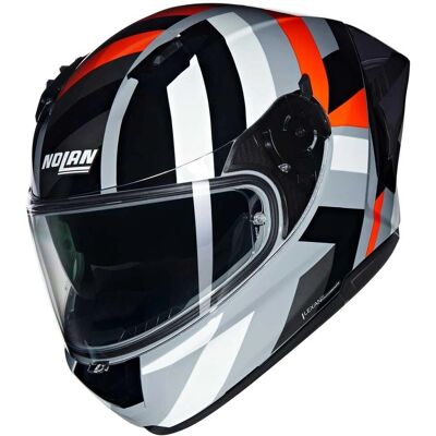 Casco de moto Nolan N60-6 Sport - Gris/Naranja/Negro - Casco de moto Casco de moto Nolan N60-6 Sport - Gris/Naranja/Negro - Casco de moto
