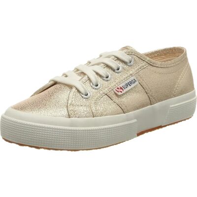 Superga Roze Platinum LameW Sneakers - 2750 - Casual Sportschoenen Superga Roze Platinum LameW Sneakers - 2750 - Casual Sportschoenen