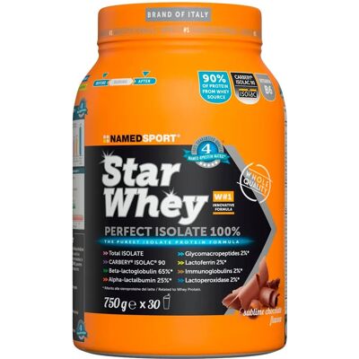 Named Sport - Star Whey Isolate Sublime Chocolate - Polvere Proteica Named Sport - Star Whey Isolate Sublime Chocolate - Polvere Proteica
