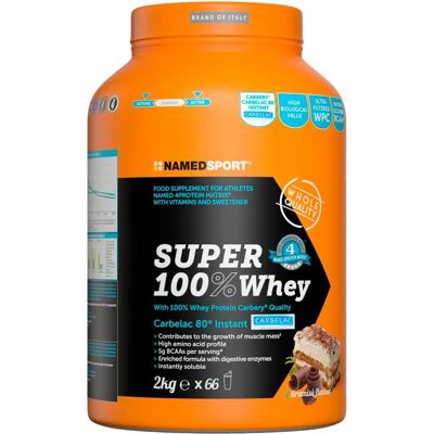 NAMEDSPORT Super 100% Whey Tiramisu 2kg - Proteína de suero NAMEDSPORT Super 100% Whey Tiramisu 2kg - Proteína de suero