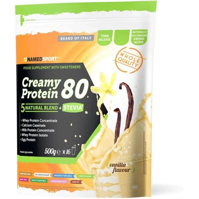 Named Sport Proteine Cremose Vaniglia Delice 500g - Supporta Muscoli, Basso Zucchero & Grassi Named Sport Proteine Cremose Vaniglia Delice 500g - Supporta Muscoli, Basso Zucchero & Grassi