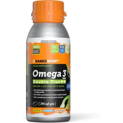 Named Sport Omega 3 Double Plus - 240 capsule - Supporta cuore e cervello Named Sport Omega 3 Double Plus - 240 capsule - Supporta cuore e cervello