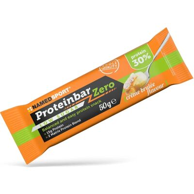 Barre Proteica Named Sport - Basso Contenuto di Zuccheri - Crema Brulé - 50g Barre Proteica Named Sport - Basso Contenuto di Zuccheri - Crema Brulé - 50g