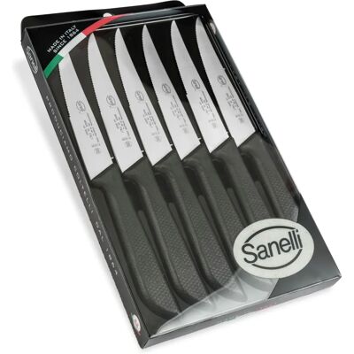 Sanelli Costata 12cm Messenset - Ergonomisch Antislip Handvat Sanelli Costata 12cm Messenset - Ergonomisch Antislip Handvat