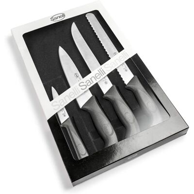 Ensemble de 4 couteaux de cuisine Sanelli Skin Ensemble de 4 couteaux de cuisine Sanelli Skin