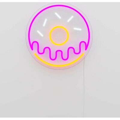 Letreiro de néon Donut da Candyshock - Luz de sinalização em néon Letreiro de néon Donut da Candyshock - Luz de sinalização em néon