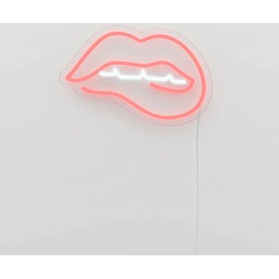 Candyshock Lèvres Mordantes Signal Lumineux en Néon - Décoration au Néon - Publicité Candyshock Lèvres Mordantes Signal Lumineux en Néon - Décoration au Néon - Publicité