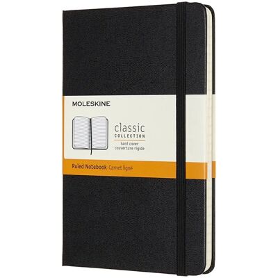 Moleskine Cahier Rigide Moyen Ligné 208 pages noir Moleskine Cahier Rigide Moyen Ligné 208 pages noir