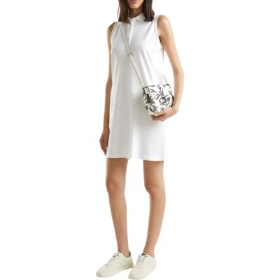Benetton XS Vit Polo Klänning - Klänning Benetton XS Vit Polo Klänning - Klänning