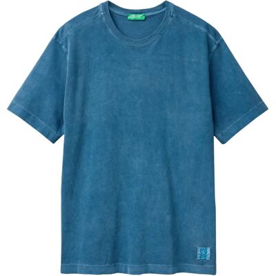 Benetton Model XS Organische Katoenen T-shirt - Mannen Benetton Model XS Organische Katoenen T-shirt - Mannen