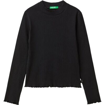 Benetton Modèle T-shirt en Coton Élasthanne Slim Fit - Enfants Benetton Modèle T-shirt en Coton Élasthanne Slim Fit - Enfants