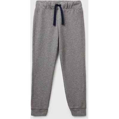 Benetton - 100% Cotton Sweatpants - Dark Gray - S - Pants Benetton - 100% Cotton Sweatpants - Dark Gray - S - Pants