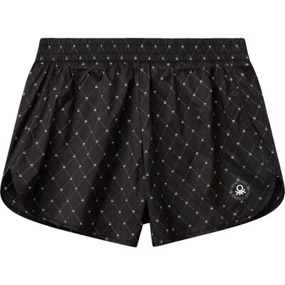 Benetton Modell - Svart - Sportshorts Benetton Modell - Svart - Sportshorts