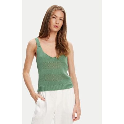 Benetton Modell Tanktop - Baumwolle, Grün, Damen Benetton Modell Tanktop - Baumwolle, Grün, Damen