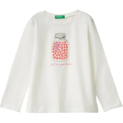 Benetton Modèle T-shirt Regular Fit - Enfants Benetton Modèle T-shirt Regular Fit - Enfants