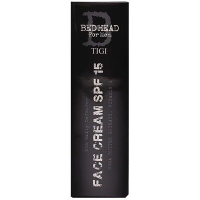 TIGI Bed Head B for Men Crème Visage SPF15 - Crème pour hommes - Publicité TIGI Bed Head B for Men Crème Visage SPF15 - Crème pour hommes - Publicité