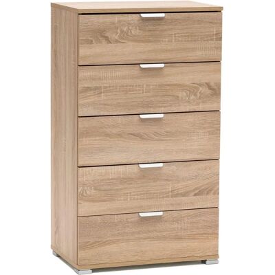 Milani Home Marrone Chiaro - Comò - Design elegante, Adatto a tutti gli arredi, Già assemblato Milani Home Marrone Chiaro - Comò - Design elegante, Adatto a tutti gli arredi, Già assemblato
