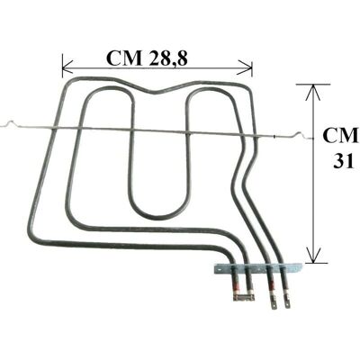 EUROSTORE07 - C00039574 - 2200W - Superiore doppia - Elemento forno EUROSTORE07 - C00039574 - 2200W - Superiore doppia - Elemento forno