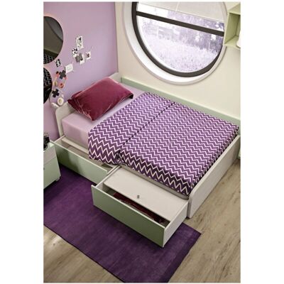 MOBILFINO - 864C - 120x190 - Cassetti - Letto MOBILFINO - 864C - 120x190 - Cassetti - Letto