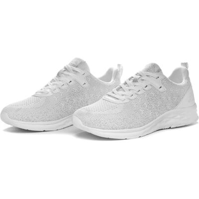 Kappa Rostiew Sneakers Damen Weiß-Grau Silber - Sneakers Kappa Rostiew Sneakers Damen Weiß-Grau Silber - Sneakers