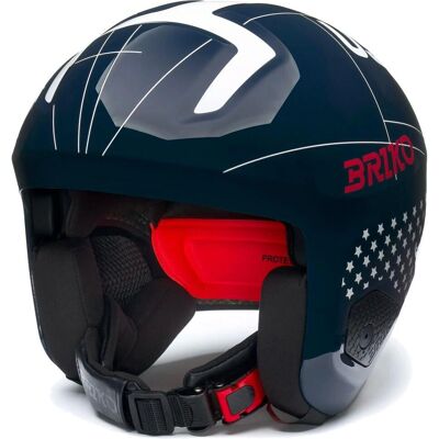 Casque Briko VULCANO 2.0 USA - Unisexe Race Certifié FIS 6.8 - Publicité Casque Briko VULCANO 2.0 USA - Unisexe Race Certifié FIS 6.8 - Publicité
