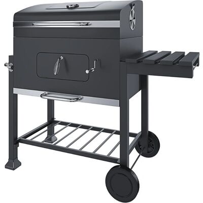 BRICOZONE - Barbecue Grill a Carbonella con Coperchio - Coperchio - Termometro - Barbecue grill BRICOZONE - Barbecue Grill a Carbonella con Coperchio - Coperchio - Termometro - Barbecue grill