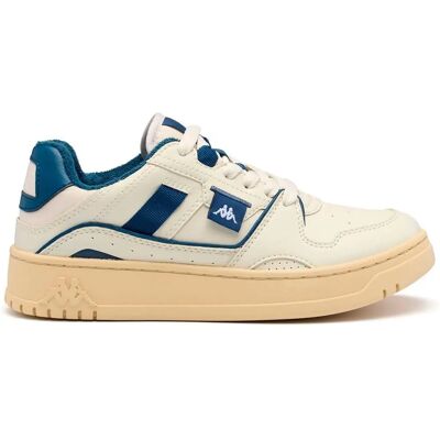 Baskets Kappa Authentic Kai 1 Blanc Off/Bleu Turquoise/Jaune Reed - Sneakers - Publicité Baskets Kappa Authentic Kai 1 Blanc Off/Bleu Turquoise/Jaune Reed - Sneakers - Publicité
