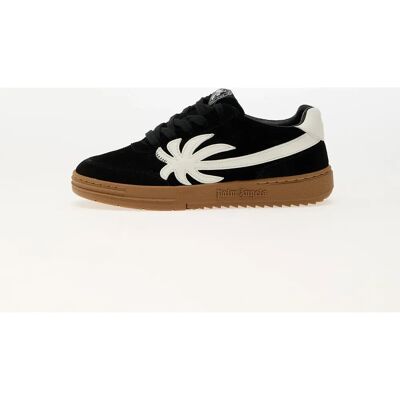 Palm Angels Kids Palm Beach Leder Schwarz Weiß 34 - Turnschuhe Palm Angels Kids Palm Beach Leder Schwarz Weiß 34 - Turnschuhe