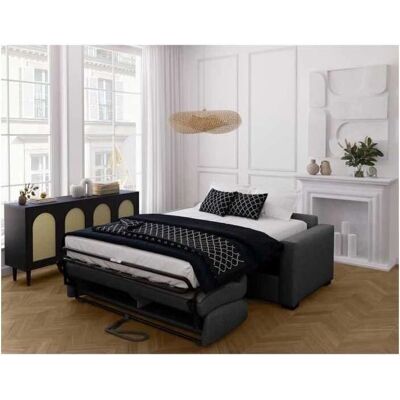 Canapé Convertible MARIUS Anthracite - 190 x 100 x 87 cm - Publicité Canapé Convertible MARIUS Anthracite - 190 x 100 x 87 cm - Publicité