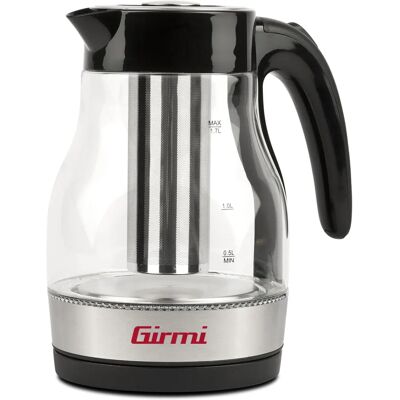 Girmi BL51 Elektromos Kábel - 1,7L, 2200W, Fekete, Rozsdamentes Acél, Átlátszó Girmi BL51 Elektromos Kábel - 1,7L, 2200W, Fekete, Rozsdamentes Acél, Átlátszó