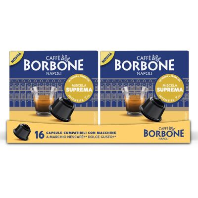 Caffè Borbone Suprema Capsule di Caffè Arabica Robusta - Capsule di Caffè Caffè Borbone Suprema Capsule di Caffè Arabica Robusta - Capsule di Caffè