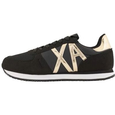 Μαύρα sneakers Armani Exchange - Casual παπούτσια για γυναίκες Μαύρα sneakers Armani Exchange - Casual παπούτσια για γυναίκες
