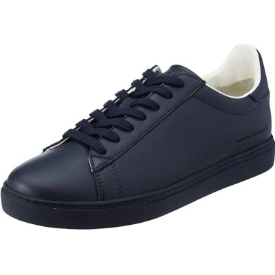 Armani Exchange XUX001XV093N151 Granatowe Skórzane Sneakers - Sneakers Armani Exchange XUX001XV093N151 Granatowe Skórzane Sneakers - Sneakers