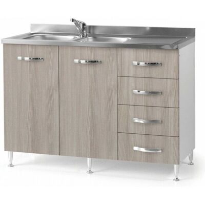 Argonauta Gabinete de Fregadero de Cocina Olmo - 2 Puertas con Cajones - Italia Argonauta Gabinete de Fregadero de Cocina Olmo - 2 Puertas con Cajones - Italia