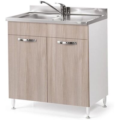 IPERBRIKO Armadio cucina in legno - 2 ante - 85x80x50 cm IPERBRIKO Armadio cucina in legno - 2 ante - 85x80x50 cm