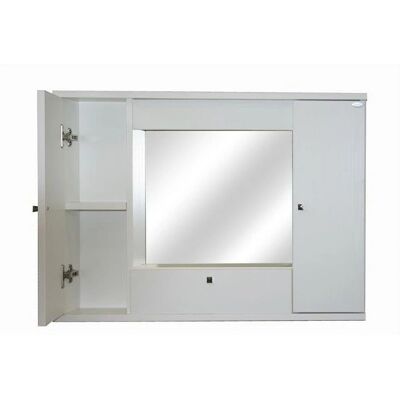 Argonauta Modello H.61x93x14 cm Specchio Bagno Bianco Fresno Argonauta Modello H.61x93x14 cm Specchio Bagno Bianco Fresno
