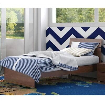 Argonauta Cama de Madera Nogal - 200x85xH 98 - Cama Argonauta Cama de Madera Nogal - 200x85xH 98 - Cama