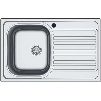 Samet 273DX Lavello in Acciaio Inox - Destra - 79x50cm Samet 273DX Lavello in Acciaio Inox - Destra - 79x50cm
