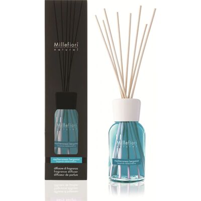 Millefiori Milano - Reed Diffusers 250ml Mediterraner Bergamotte - Aroma Diffusor Millefiori Milano - Reed Diffusers 250ml Mediterraner Bergamotte - Aroma Diffusor