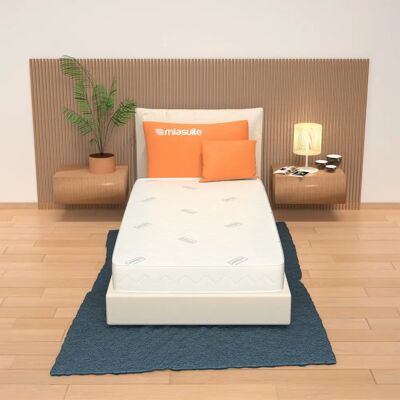 Matelas Waterfoam MiaSuite - 70x180cm, 16cm d’épaisseur, Housse Silver - Orthopédique - Publicité Matelas Waterfoam MiaSuite - 70x180cm, 16cm d’épaisseur, Housse Silver - Orthopédique - Publicité