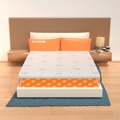 MiaSuite Memory Foam Topper - Aloe Vera Bezug - 3cm Höhe - Orthopädisch Klasse 1 MiaSuite Memory Foam Topper - Aloe Vera Bezug - 3cm Höhe - Orthopädisch Klasse 1