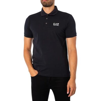 EA7 Emporio Armani Herren Midnight Blau Poloshirt EA7 Emporio Armani Herren Midnight Blau Poloshirt