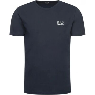 EA7 Marine Pima Baumwolle Freizeit-T-Shirt EA7 Marine Pima Baumwolle Freizeit-T-Shirt