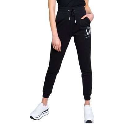 Czarne bawełniane spodnie marki Armani Exchange - Spodnie Czarne bawełniane spodnie marki Armani Exchange - Spodnie