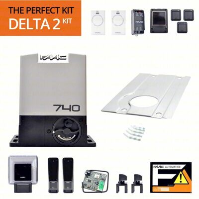 Kit de Automatización FAAC DELTA2 500kg 230V - Residencial Kit de Automatización FAAC DELTA2 500kg 230V - Residencial