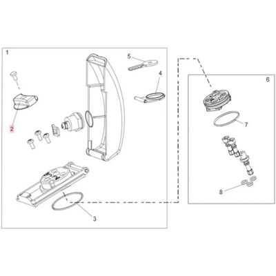 FAAC 7290445 Molette de déverrouillage pour moteurs 400/422 - Accessoire garage FAAC 7290445 Molette de déverrouillage pour moteurs 400/422 - Accessoire garage